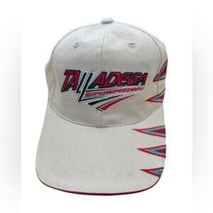 NWOT Talladega Super Speedway tan and red SnapBack Top of the World hat Cap OS